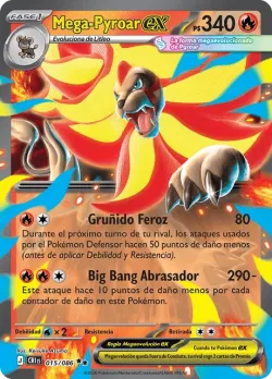 Mega Pyroar ex #015/086 · Pokémon