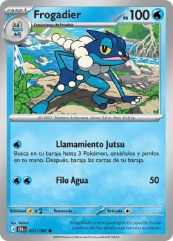Frogadier #021/086 · Pokémon