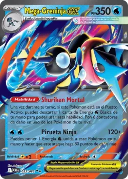 Mega Greninja ex #022/086 · Pokémon