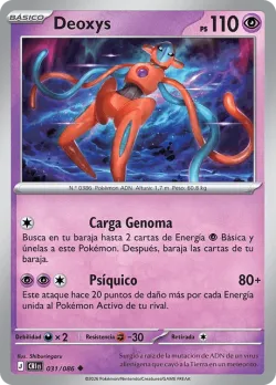 Deoxys #031/086 · Pokémon