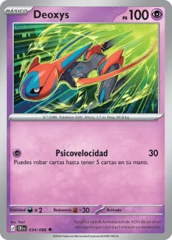 Deoxys #034/086 · Pokémon
