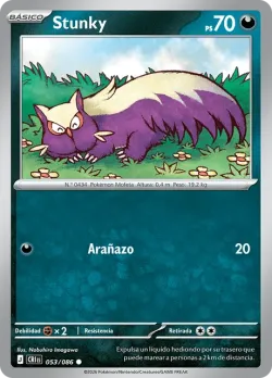Stunky #053/086 · Pokémon