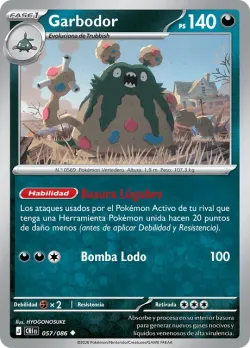 Garbodor #057/086 · Pokémon