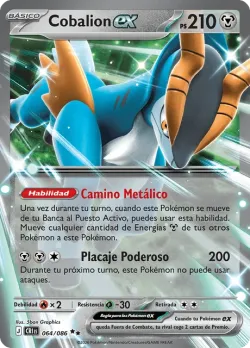 Cobalion ex #064/086 · Pokémon