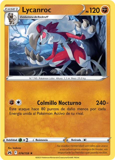 Lycanroc 「CRZ 074」「ES」