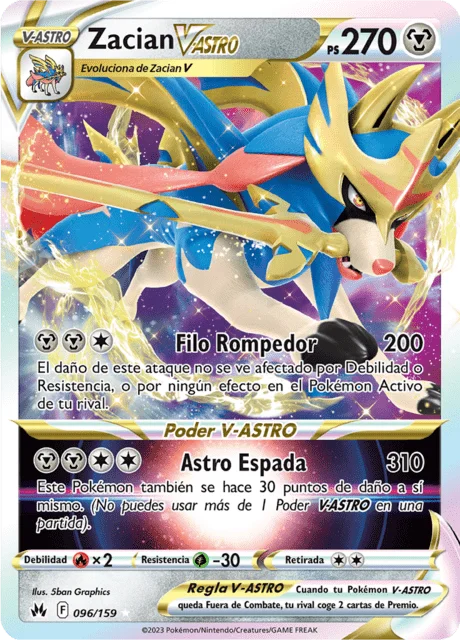 Zacian VSTAR 「CRZ 096」「ES」