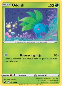 Oddish #001/159 · Pokémon