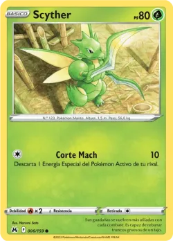 Scyther #006/159 · Pokémon