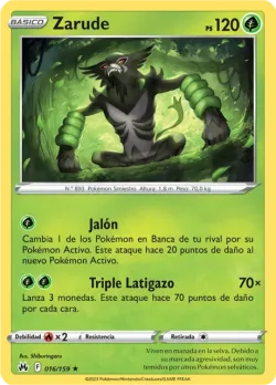 Zarude #016/159 · Pokémon