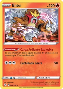 Entei #021/159 · Pokémon