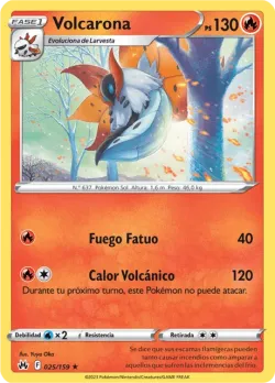 Volcarona #025/159 · Pokémon