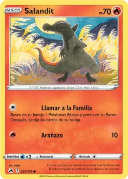 Salandit #027/159 · Pokémon