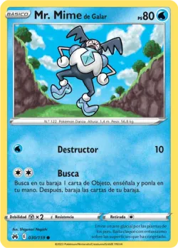Galarian Mr. Mime #030/159 · Pokémon