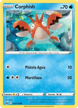 Corphish #033/159 · Pokémon