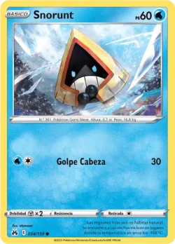 Snorunt #034/159 · Pokémon