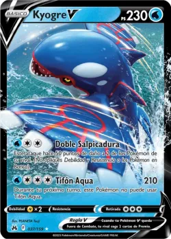 Kyogre V #037/159 · Pokémon
