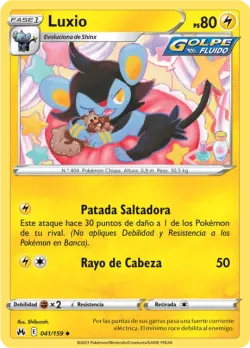 Luxio #041/159 · Pokémon
