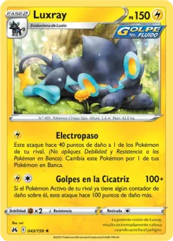 Luxray #043/159 · Pokémon