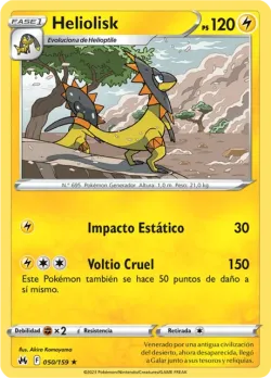 Heliolisk #050/159 · Pokémon