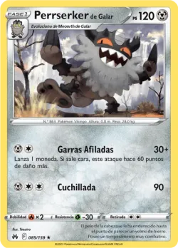 Galarian Perrserker 「CRZ 085」「ES」