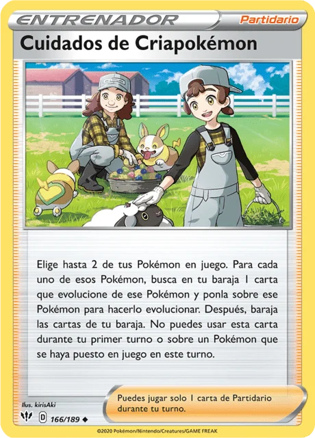 Pokémon Breeder's Nurturing 「DAA 166」「ES」