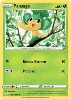 Pansage #006/189 · Pokémon