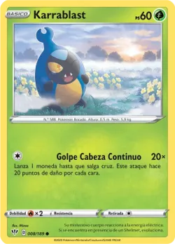 Karrablast #008/189 · Pokémon
