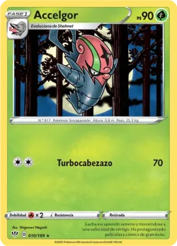 Accelgor #010/189 · Pokémon