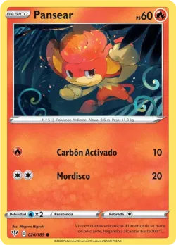 Pansear #026/189 · Pokémon