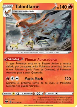 Talonflame #032/189 · Pokémon