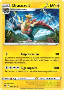 Dracozolt #065/189 · Pokémon