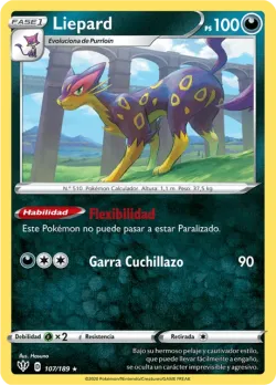 Liepard #107/189 · Pokémon