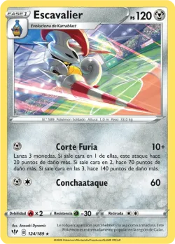 Escavalier #124/189 · Pokémon