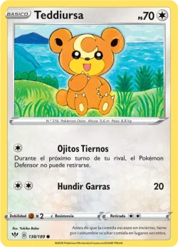 Teddiursa #138/189 · Pokémon