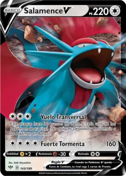 Salamence V #143/189 · Pokémon