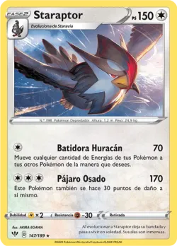 Staraptor #147/189 · Pokémon