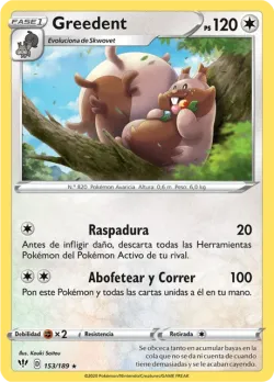 Greedent #153/189 · Pokémon