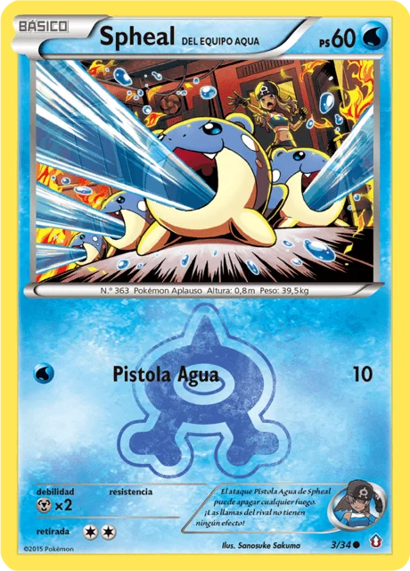 Team Aqua's Spheal 「DCR 003」「ES」