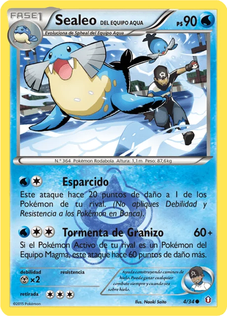Team Aqua's Sealeo 「DCR 004」「ES」