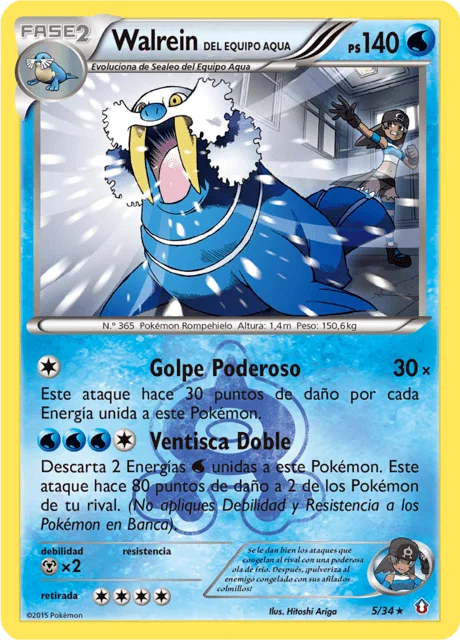 Team Aqua's Walrein 「DCR 005」「ES」
