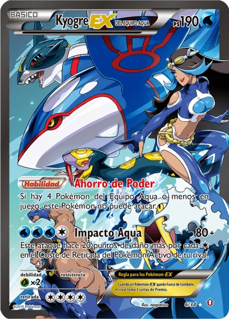 Team Aqua's Kyogre-EX 「DCR 006」「ES」