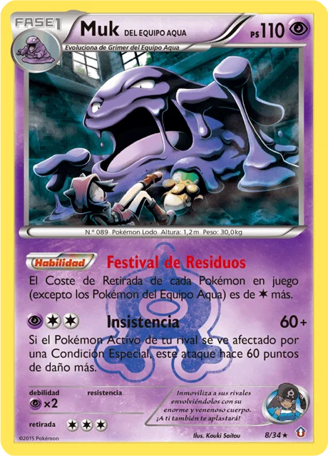Team Aqua's Muk 「DCR 008」「ES」