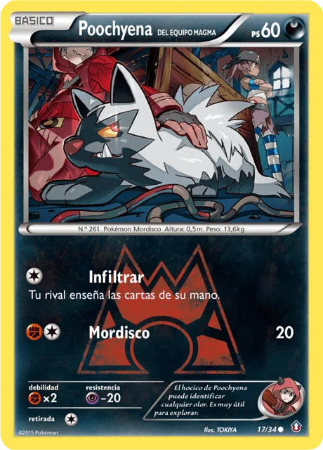 Team Magma's Poochyena 「DCR 017」「ES」