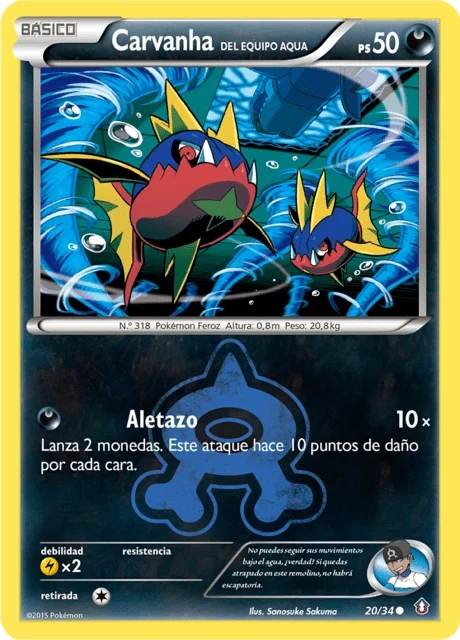 Team Aqua's Carvanha 「DCR 020」「ES」
