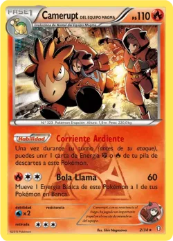 Team Magma's Camerupt 「DCR 002」「ES」