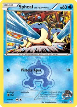 Team Aqua's Spheal 「DCR 003」「ES」