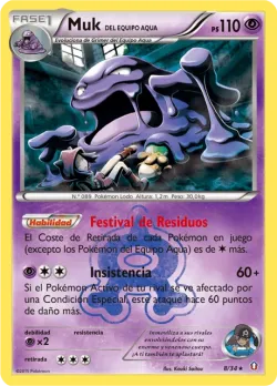 Team Aqua's Muk 「DCR 008」「ES」