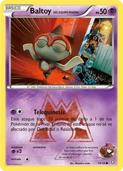 Team Magma's Baltoy 「DCR 010」「ES」
