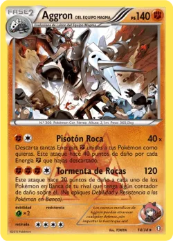 Team Magma's Aggron 「DCR 014」「ES」