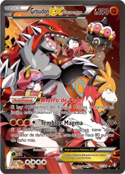 Team Magma's Groudon-EX 「DCR 015」「ES」